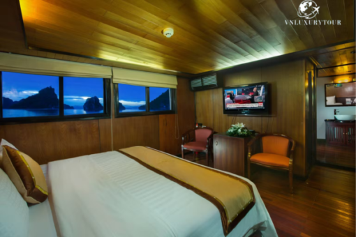 Tàu hạ Long Syrena cruises 2 Ngày 1 Đêm 4 star
