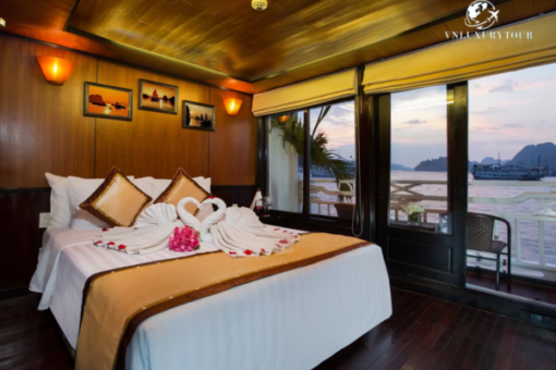 Tàu hạ Long Syrena cruises 2 Ngày 1 Đêm 4 star